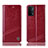 Custodia Portafoglio In Pelle Cover con Supporto H09P per Oppo A54 5G Rosso