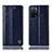 Custodia Portafoglio In Pelle Cover con Supporto H09P per Oppo A56 5G Blu