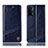 Custodia Portafoglio In Pelle Cover con Supporto H09P per Oppo A93 5G Blu