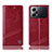Custodia Portafoglio In Pelle Cover con Supporto H09P per Oppo K10 Pro 5G Rosso