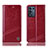 Custodia Portafoglio In Pelle Cover con Supporto H09P per Oppo K9S 5G Rosso