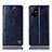 Custodia Portafoglio In Pelle Cover con Supporto H09P per Oppo Reno5 Z 5G Blu