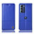 Custodia Portafoglio In Pelle Cover con Supporto H10P per Motorola Moto Edge S30 5G Blu