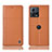Custodia Portafoglio In Pelle Cover con Supporto H10P per Motorola Moto Edge S30 Pro 5G Arancione