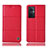 Custodia Portafoglio In Pelle Cover con Supporto H10P per OnePlus Nord N20 5G Rosso