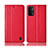 Custodia Portafoglio In Pelle Cover con Supporto H10P per OnePlus Nord N200 5G Rosso