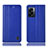 Custodia Portafoglio In Pelle Cover con Supporto H10P per OnePlus Nord N300 5G Blu