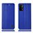 Custodia Portafoglio In Pelle Cover con Supporto H10P per Oppo A74 5G Blu