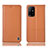 Custodia Portafoglio In Pelle Cover con Supporto H10P per Oppo A94 5G Arancione