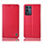 Custodia Portafoglio In Pelle Cover con Supporto H10P per Oppo K9S 5G Rosso