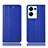 Custodia Portafoglio In Pelle Cover con Supporto H10P per Oppo Reno8 Pro 5G Blu