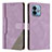 Custodia Portafoglio In Pelle Cover con Supporto H10X per Motorola Moto G 5G (2023) Viola