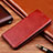 Custodia Portafoglio In Pelle Cover con Supporto H11 per Apple iPhone 13 Mini Rosso