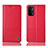 Custodia Portafoglio In Pelle Cover con Supporto H11P per OnePlus Nord N200 5G Rosso
