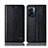 Custodia Portafoglio In Pelle Cover con Supporto H11P per OnePlus Nord N300 5G Nero