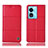 Custodia Portafoglio In Pelle Cover con Supporto H11P per Oppo A58 5G Rosso