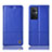 Custodia Portafoglio In Pelle Cover con Supporto H11P per Oppo A96 5G Blu