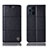 Custodia Portafoglio In Pelle Cover con Supporto H11P per Oppo Find X3 5G Nero