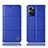 Custodia Portafoglio In Pelle Cover con Supporto H11P per Oppo Find X5 Lite 5G Blu