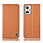 Custodia Portafoglio In Pelle Cover con Supporto H11P per Oppo K10X 5G Arancione