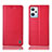 Custodia Portafoglio In Pelle Cover con Supporto H11P per Oppo K10X 5G Rosso