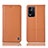 Custodia Portafoglio In Pelle Cover con Supporto H11P per Oppo K9X 5G Arancione