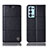Custodia Portafoglio In Pelle Cover con Supporto H11P per Oppo Reno6 Pro+ Plus 5G