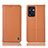 Custodia Portafoglio In Pelle Cover con Supporto H11P per Oppo Reno7 SE 5G Arancione