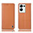 Custodia Portafoglio In Pelle Cover con Supporto H11P per Oppo Reno8 Pro+ Plus 5G Arancione