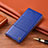 Custodia Portafoglio In Pelle Cover con Supporto H11P per Samsung Galaxy Note 10 Lite Blu