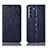 Custodia Portafoglio In Pelle Cover con Supporto H15P per Motorola Moto Edge S30 5G Blu