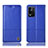 Custodia Portafoglio In Pelle Cover con Supporto H15P per Oppo K9X 5G Blu