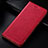 Custodia Portafoglio In Pelle Cover con Supporto H15P per Samsung Galaxy Note 10 5G Rosso