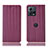 Custodia Portafoglio In Pelle Cover con Supporto H16P per Motorola Moto Edge 30 Fusion 5G Viola