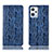 Custodia Portafoglio In Pelle Cover con Supporto H17P per OnePlus Nord CE 2 Lite 5G Blu