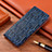 Custodia Portafoglio In Pelle Cover con Supporto H17P per Realme 9i 5G Blu