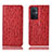 Custodia Portafoglio In Pelle Cover con Supporto H18P per OnePlus Nord N20 5G Rosso