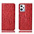 Custodia Portafoglio In Pelle Cover con Supporto H18P per Oppo K10X 5G Rosso