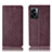 Custodia Portafoglio In Pelle Cover con Supporto H19P per OnePlus Nord N300 5G Rosso Rosa