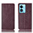 Custodia Portafoglio In Pelle Cover con Supporto H19P per Oppo A58 5G Rosso Rosa