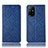 Custodia Portafoglio In Pelle Cover con Supporto H19P per Oppo A94 5G Blu