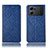 Custodia Portafoglio In Pelle Cover con Supporto H19P per Oppo K10 5G Blu