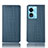 Custodia Portafoglio In Pelle Cover con Supporto H20P per Oppo A1x 5G Blu