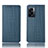 Custodia Portafoglio In Pelle Cover con Supporto H20P per Oppo A56S 5G Blu