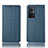 Custodia Portafoglio In Pelle Cover con Supporto H20P per Oppo Reno7 Lite 5G Blu