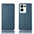 Custodia Portafoglio In Pelle Cover con Supporto H20P per Oppo Reno8 Pro 5G Blu