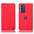 Custodia Portafoglio In Pelle Cover con Supporto H21P per Motorola Moto Edge S30 5G Rosso