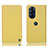 Custodia Portafoglio In Pelle Cover con Supporto H21P per Motorola Moto Edge X30 5G Giallo