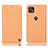 Custodia Portafoglio In Pelle Cover con Supporto H21P per Motorola Moto G50 5G Arancione