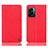 Custodia Portafoglio In Pelle Cover con Supporto H21P per Oppo A57 5G Rosso